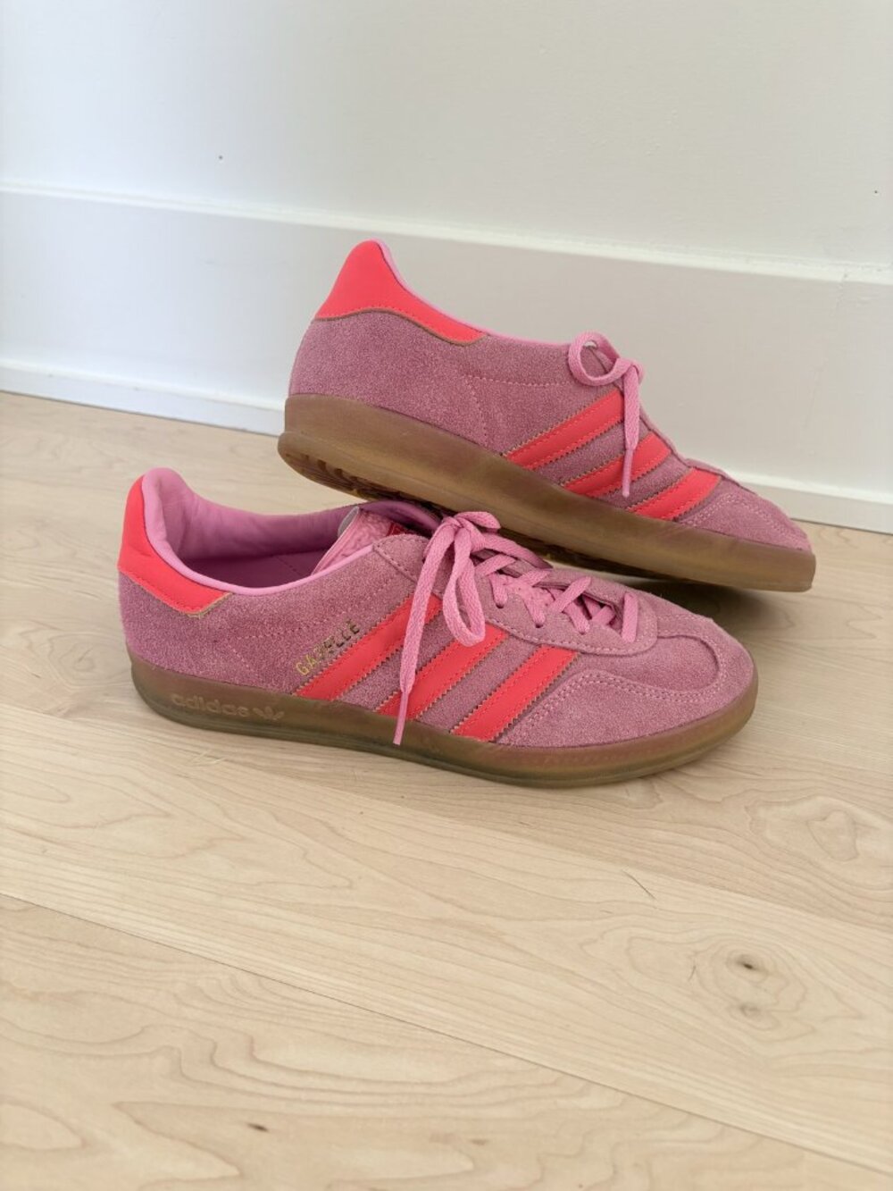 Adidas Gazelle Indoor Pink Suede Sneakers